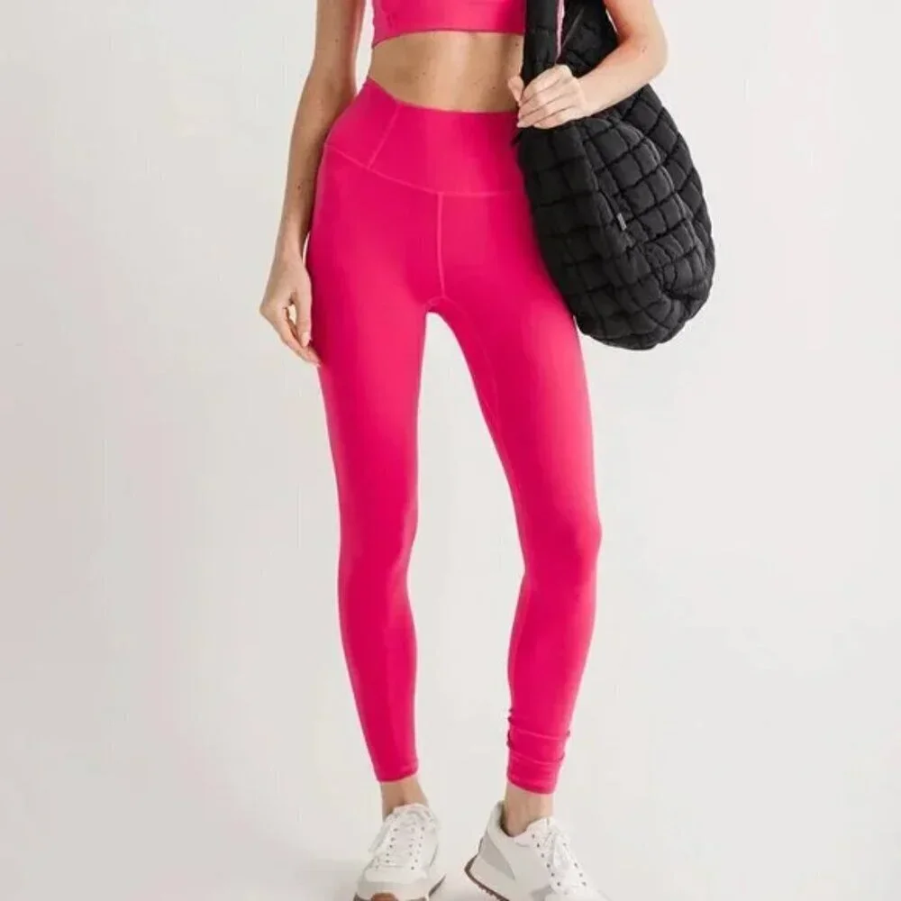 NWT Free People Movement Never Better Hot Pink Leggings - Picture 7 of 8